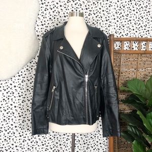 leather jacket poshmark